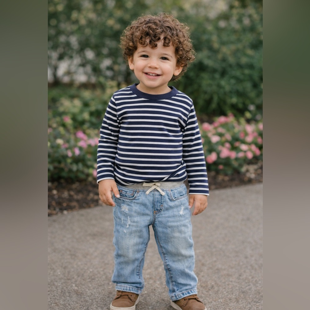 Old Navy Toddler Boys Distressed Pull-On Jeans